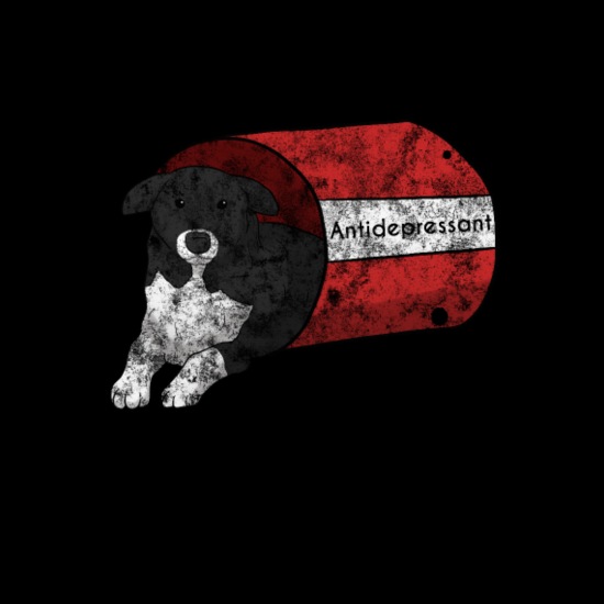 Ung periode sammensmeltning Hund Antidepressiva Antidepressivum' Männer T-Shirt | Spreadshirt