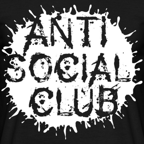 Anti Sozialer Club - Geschenkidee für Misanthropen - Männer T-Shirt