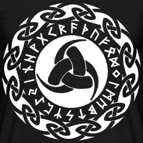 Triskelion - Die 3 Hörner Odins Geschenk Ideen - Männer T-Shirt