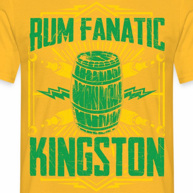 T-shirt Rum Fanatic - Kingston, Jamajka