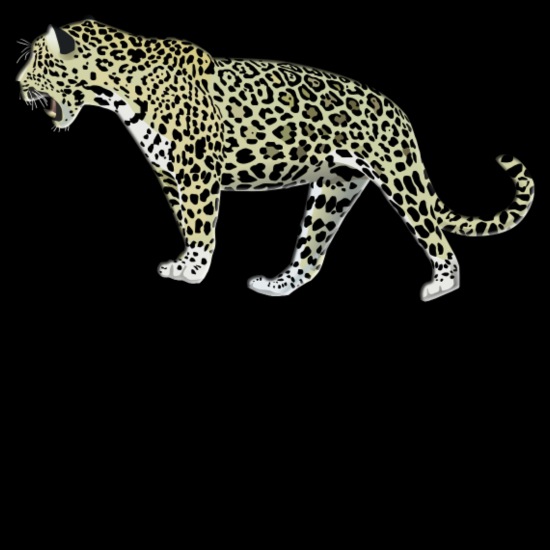 Jaguar leopard cat cat drawing cartoon wild' Men's T-Shirt | Spreadshirt