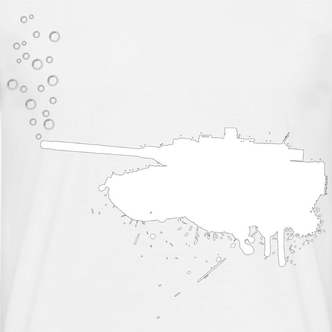 soap bubbles splash tank - Weiss
