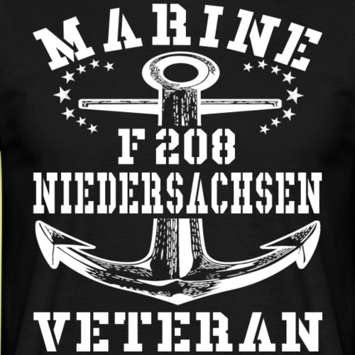 F208 NIEDERSACHSEN Marine Veteran - Männer T-Shirt