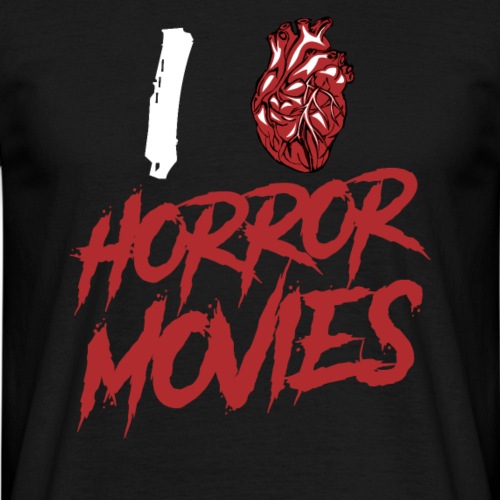 I Love Horror Movies - Männer T-Shirt