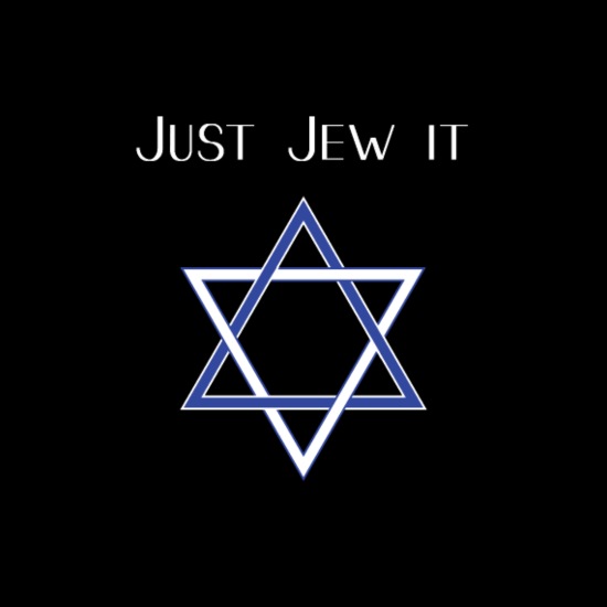 just jew it Funny Jewish Star of David design' Men's T-Shirt | Spreadshirt