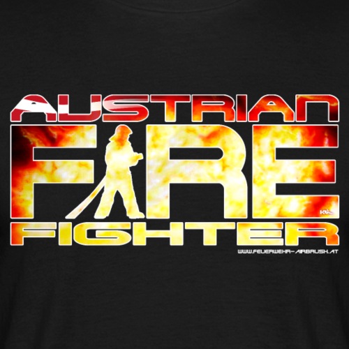 austrian firefighter Logo - Männer T-Shirt