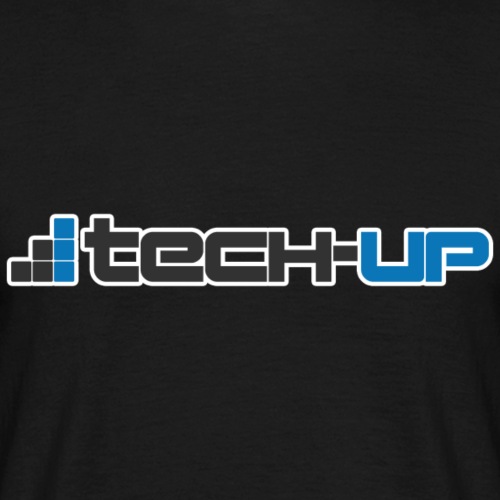 Tech-up Logo - Männer T-Shirt