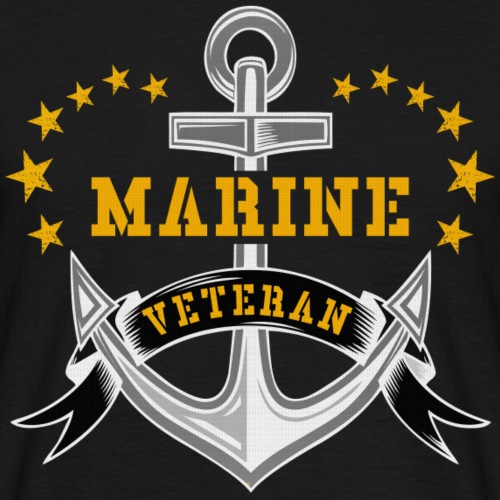 Anker Marine Veteran - Männer T-Shirt