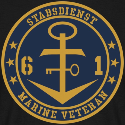 Marine Veteran 61er STABSDIENST - Männer T-Shirt
