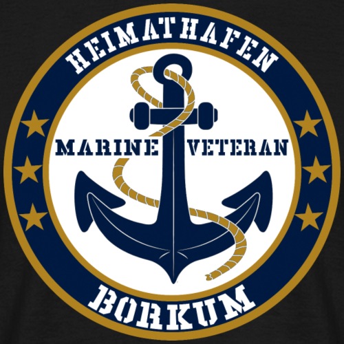 Heimathafen BORKUM - Männer T-Shirt