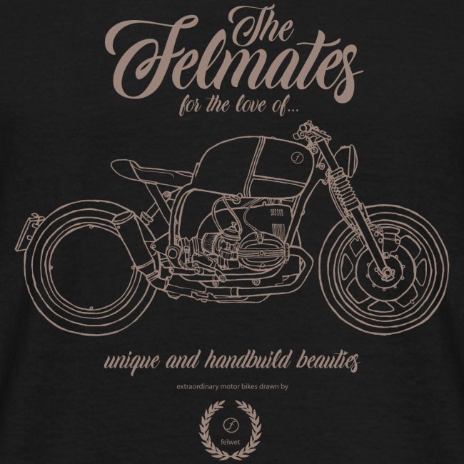 the felmates motorbikes outlines bronze 2