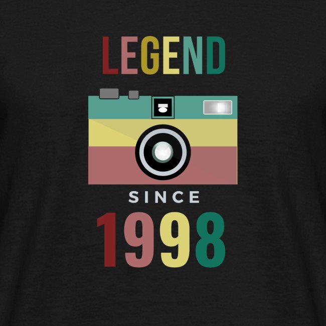 Legend since 1998 birthday t-shirt