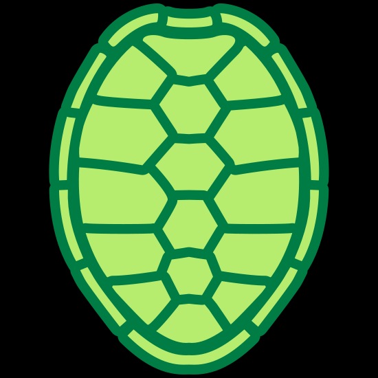 turtle shell design logo comic cartoon turtle armo' Men's T-Shirt |  Spreadshirt