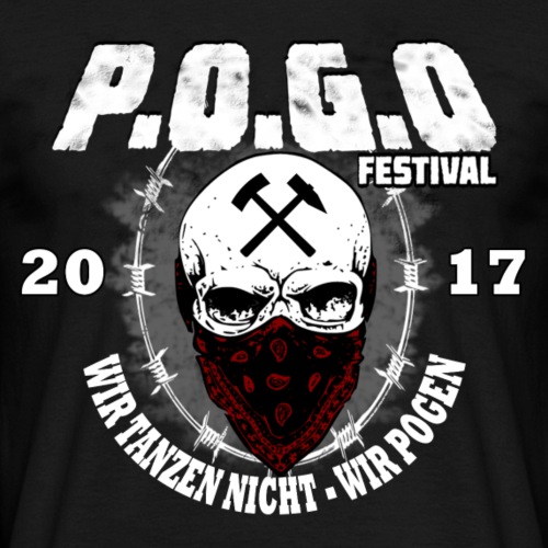POGO FESTIVAL 2017 - Männer T-Shirt