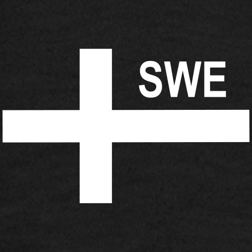 Swedish Tactical Flag (Neg) Sweden - Sverige - SWE - T-shirt herr