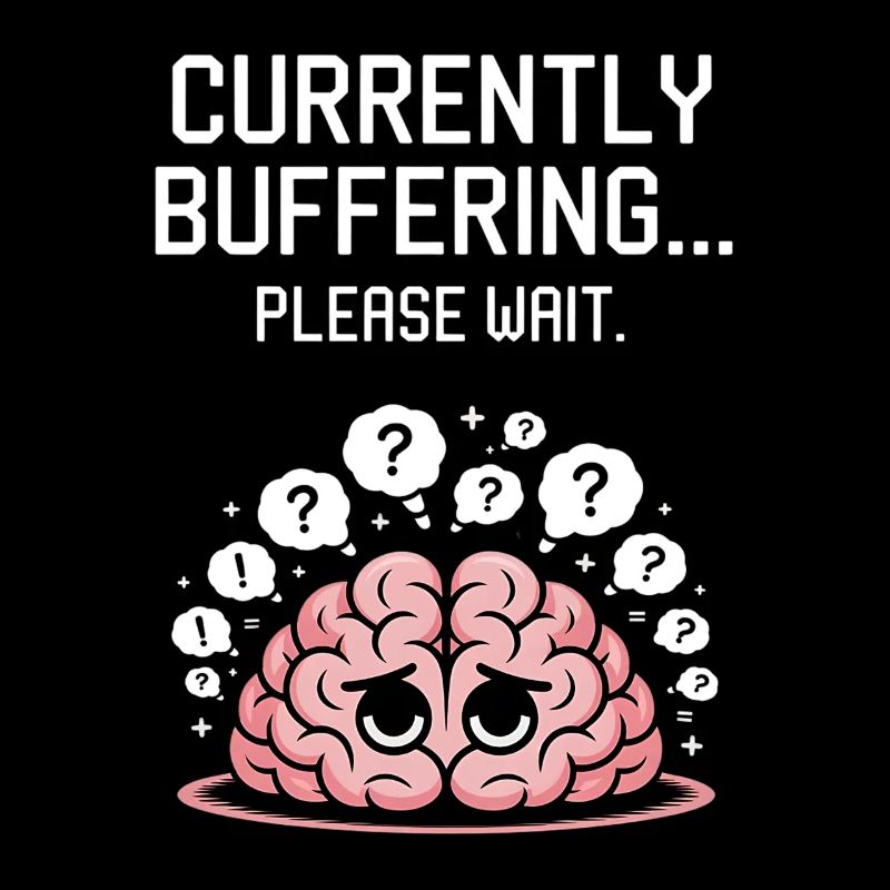 Funny Brain Thinking Saying