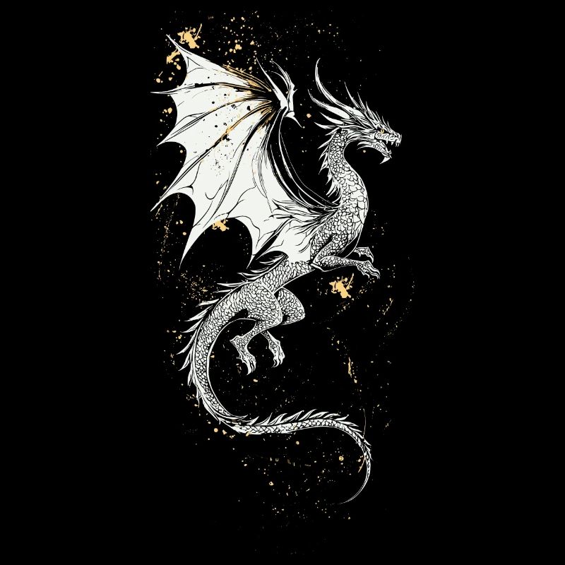 Viking Viking Wikinger Dragon Drache Motard