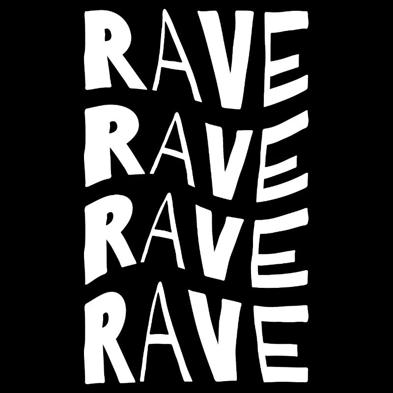 Rave Repeat Typography