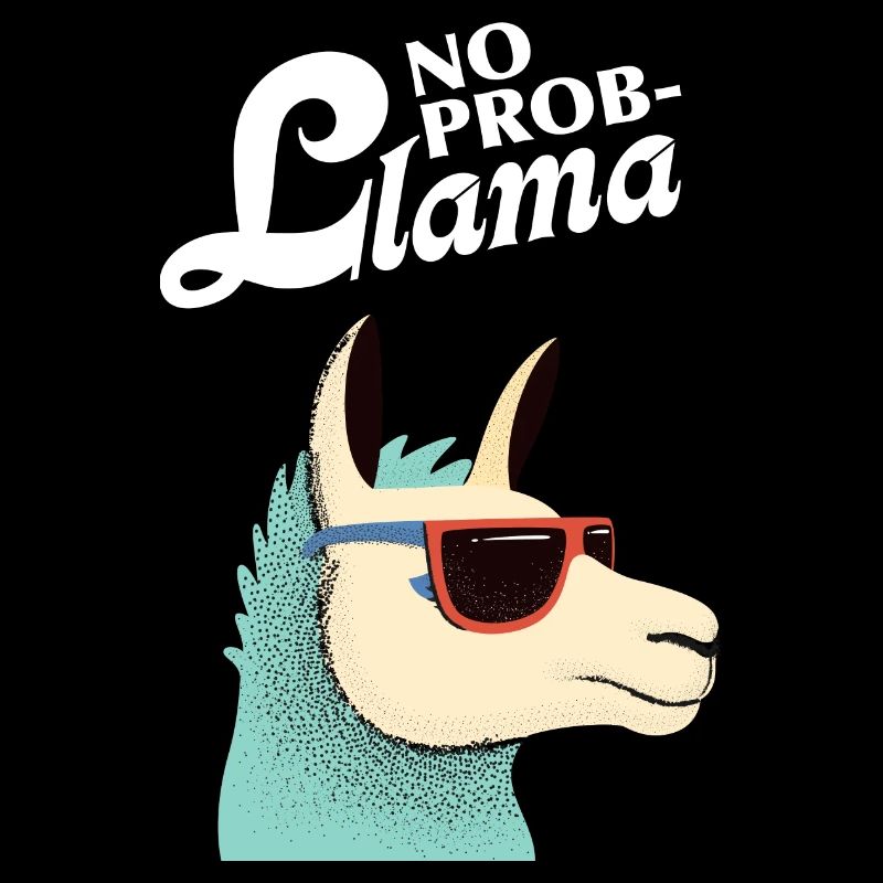 No Prob-Llama - Lama Alpaka Bürospruch