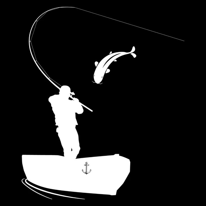 Pêche, conception de pêche. La pêche est une passion