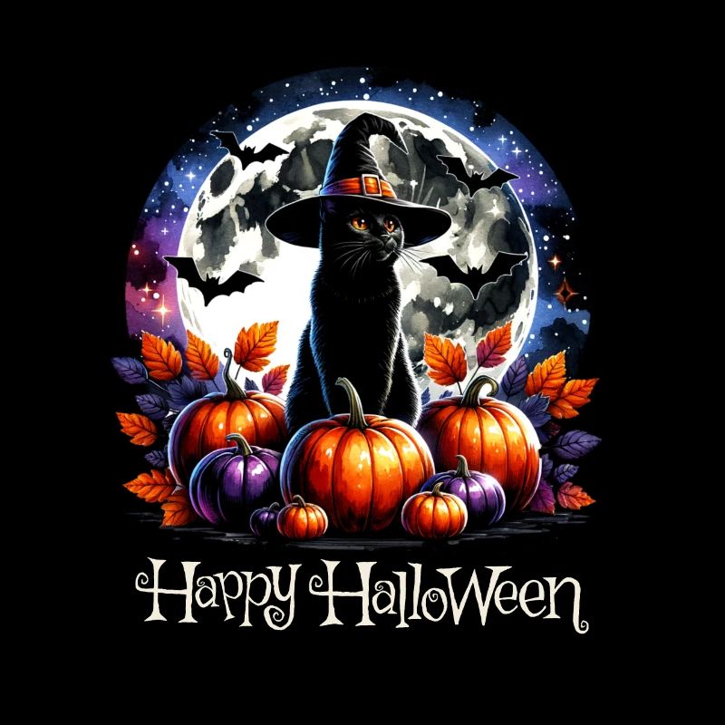 Scaredy Cat No Treats Just Halloween Tricks