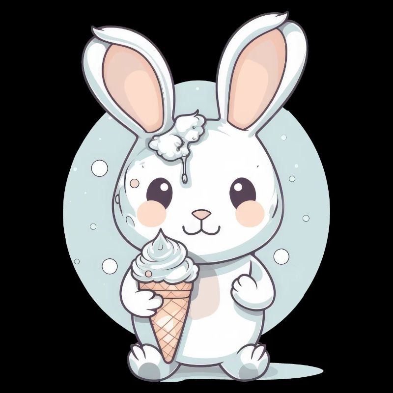 Summer indulgence: Rabbit with ice cream