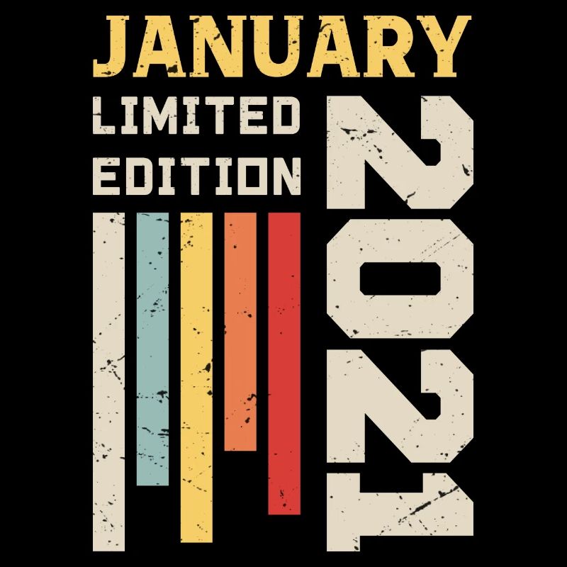 Januar 2021 - Januar 2021 Geburtstagsgeschenk