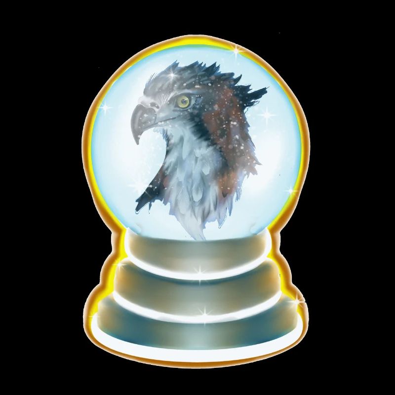 boule de neige tête d aigle