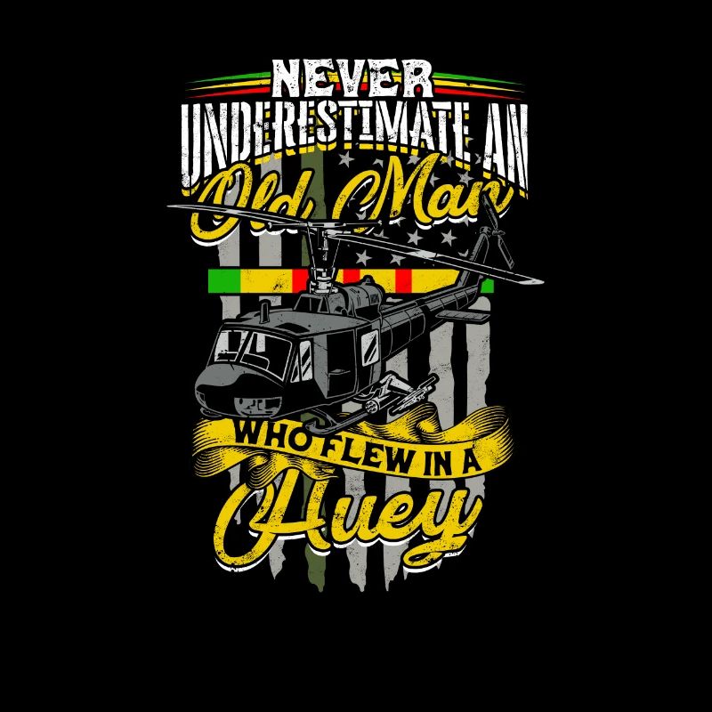 Never underestimate an old man who flew in a huey