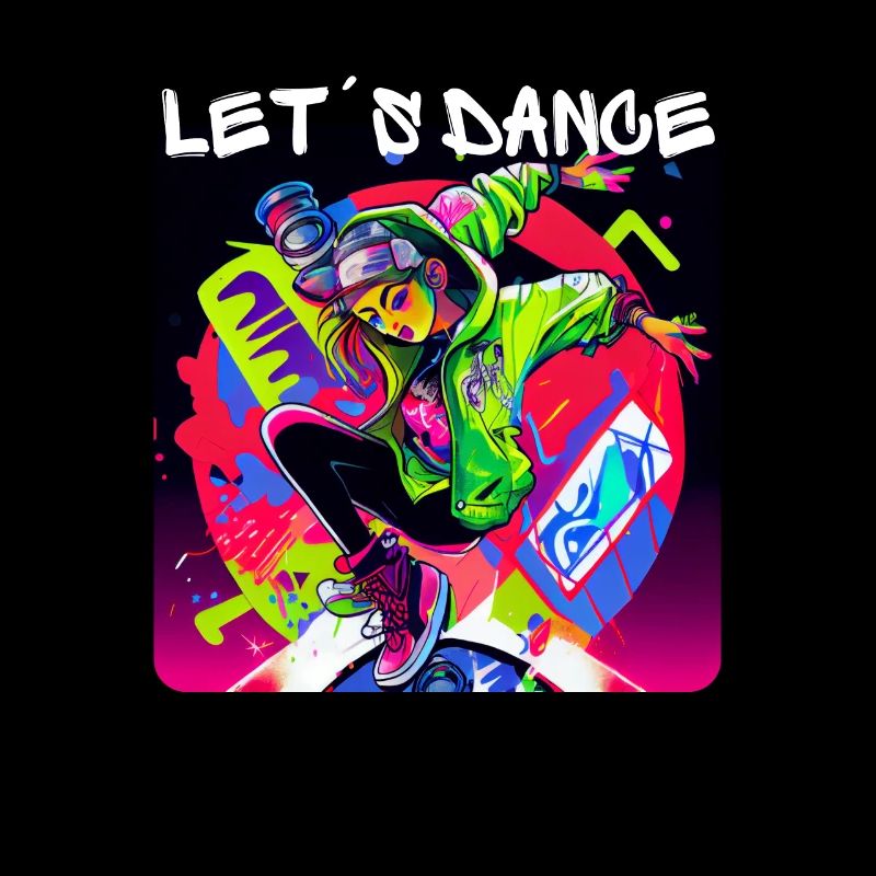 Une femme en graffiti danse dans Disco 2