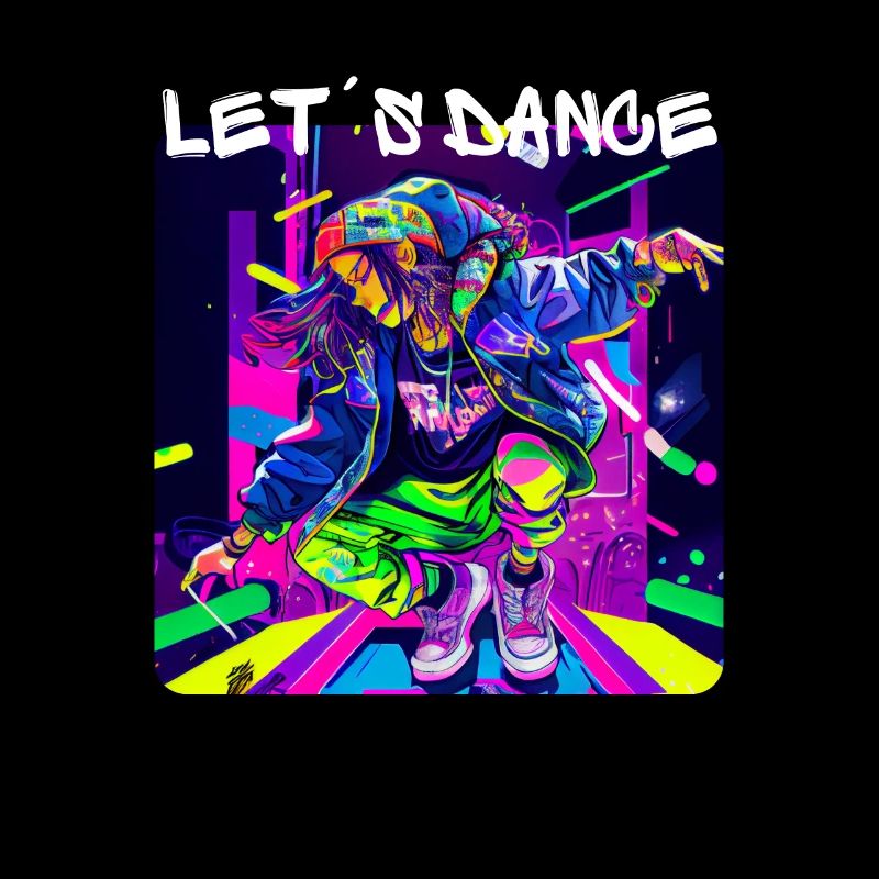 Une femme en graffiti danse dans Disco 3
