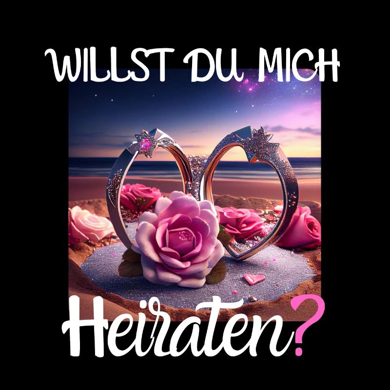 Heiratsantrag für Hochzeit oder Verlobung -