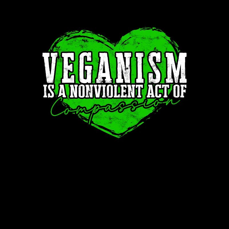 Le véganisme est un acte de compassion non-violent - Vegan