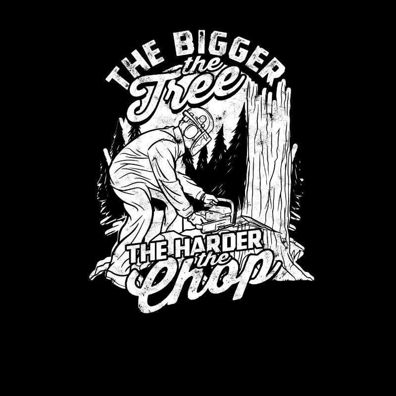 Plus l’arbre est grand, plus la coupe est dure -