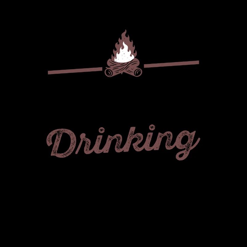 Campfire Drinking Team Camping Camper