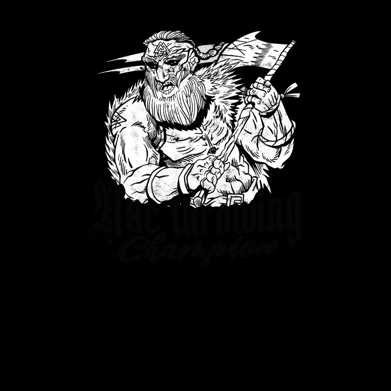 Champion de lancer de hache - Viking
