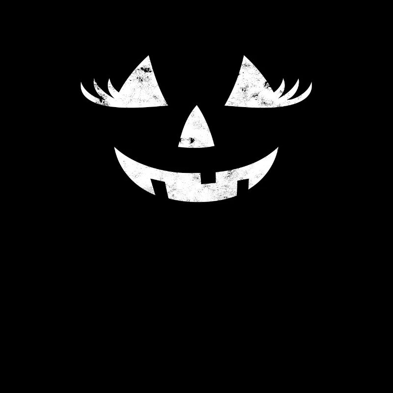 Jack O Lantern Face Citrouille Cils - Citrouille