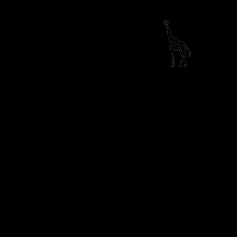 Polygon Giraffe Funny Minimalism Geometry -