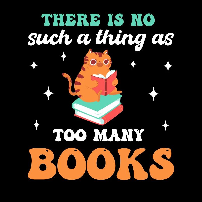 Too Many Books Featuring a Cat Reading Book