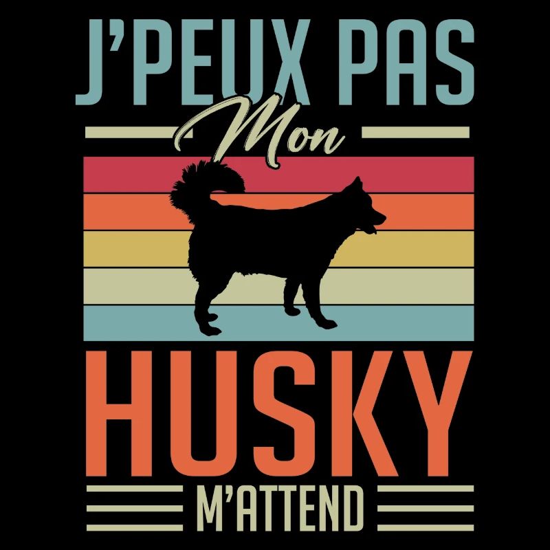 J'peux pas mon husky m'attend