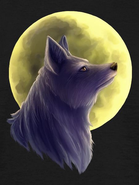 Wolf Gemälde