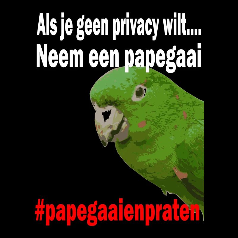 Parrots don't talk privacy anymore