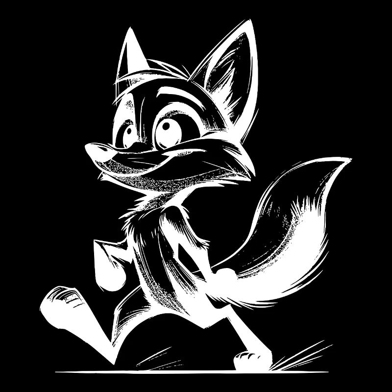 Fox Drawing Sly Fox