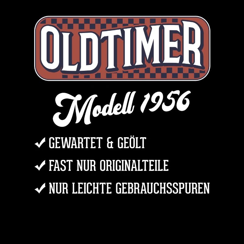 Oldtimer 1956 Autoliebhaber Geburtstag Geschenk