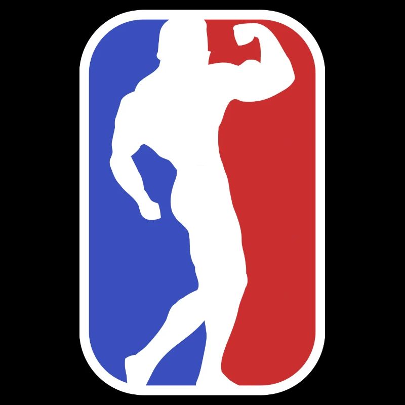 Logo bodybuilding bodybuilder biceps pose Arnold