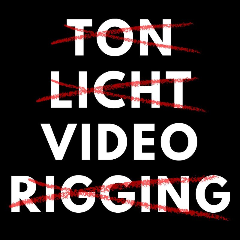 Veranstaltungsshirt Videotechniker VT-Techni