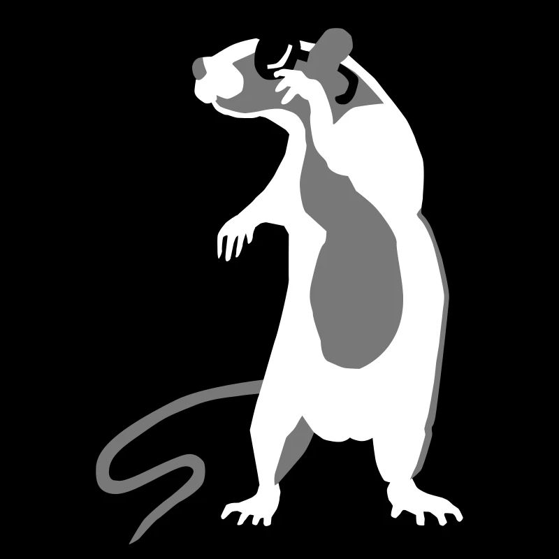 Ratte mit Sonnenbrille