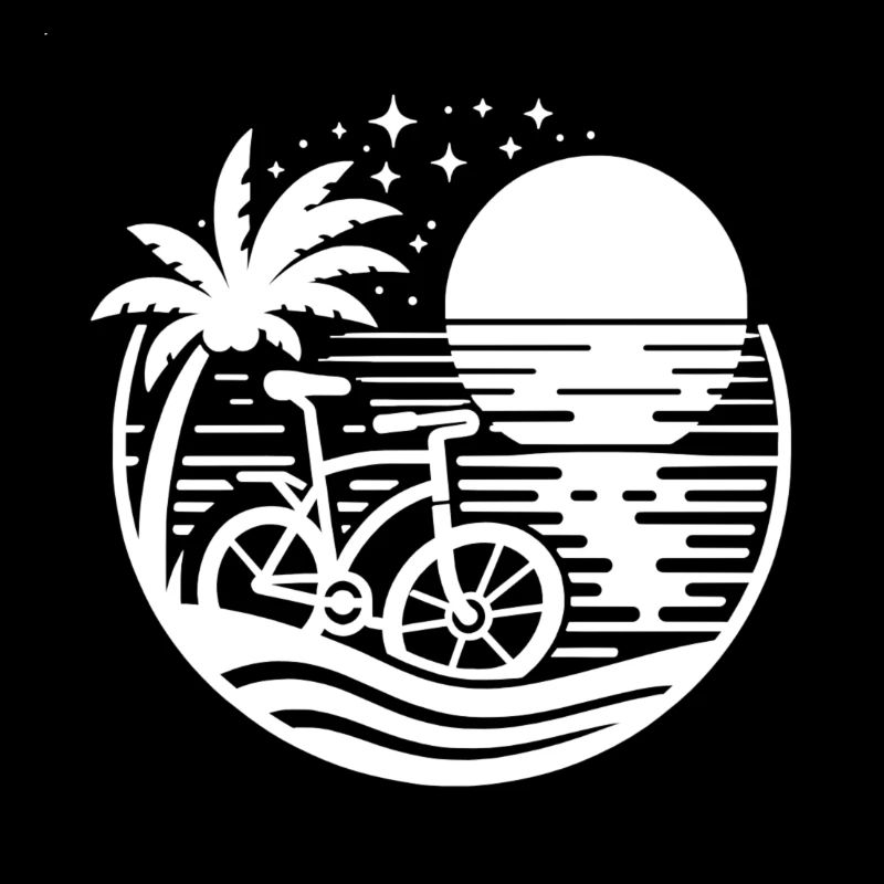 Vélo sur la plage