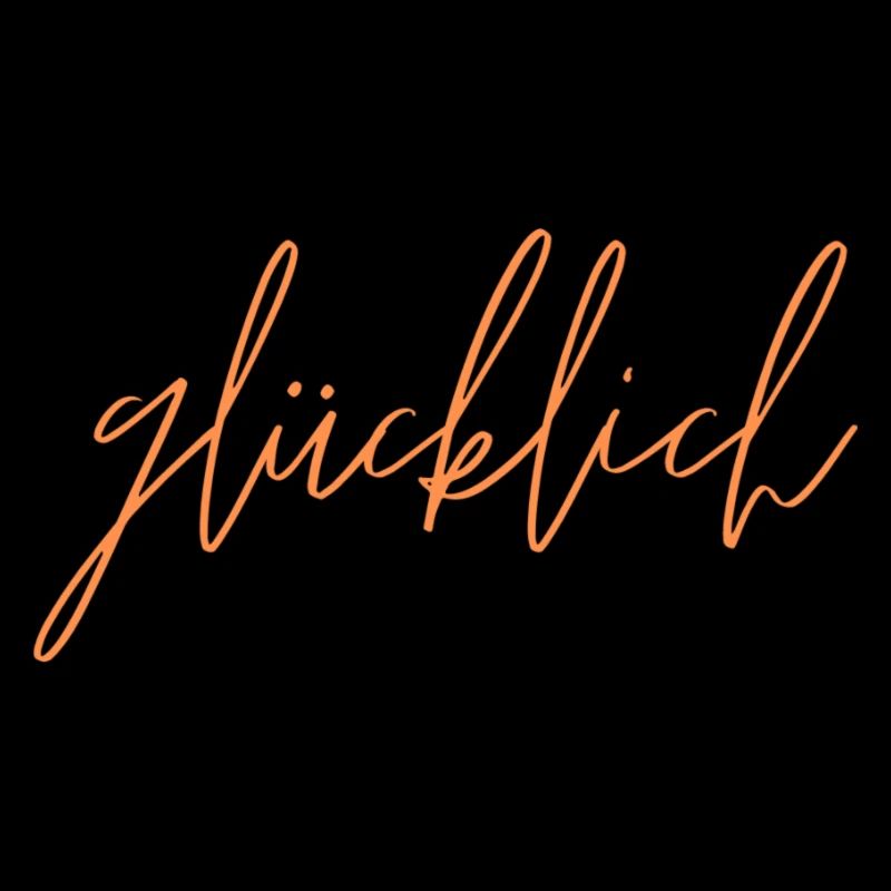 glücklich orange
