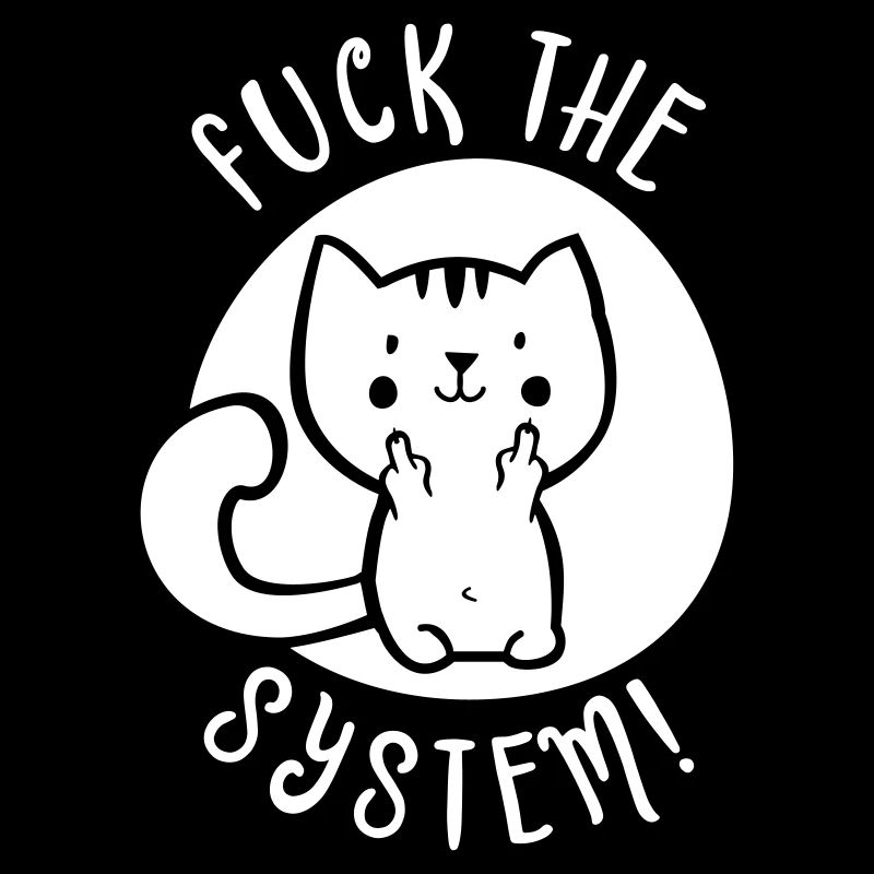 Fuck le système - chat de cadeau chat puent